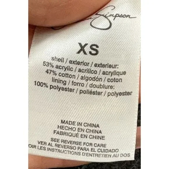 NWT Jessica Simpson Kerian Sweater Tank Crochet XS/S MSRP$69.50 - Picture 9 of 11